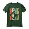 Skateboarder Design Retrò Vintage - Maglietta Skateboard American USA per Sport Estremi - Ideale come Regalo per Compleanni o Natale