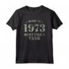 Made In 1973 Built Like A Tank - Maglietta Militare per Compleanno - Ideale per Allenamento o Sollevamento Pesi