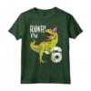 Dinosauro Compleanno 6 anni - Festa Bambini 6to Compleanno Maglietta - Regalo Compleanno Bambino Dinosauri Rawr Ho 6 anni