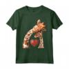 Baby and Giraffe Mom Shirt - Cute Giraffe Maglietta per Neo Mamme e Amanti delle Giraffe - Regalo Compleanno Festa della Mamma