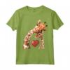 Baby and Giraffe Mom Shirt - Cute Giraffe Maglietta per Neo Mamme e Amanti delle Giraffe - Regalo Compleanno Festa della Mamma