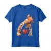 Baby and Giraffe Mom Shirt - Cute Giraffe Maglietta per Neo Mamme e Amanti delle Giraffe - Regalo Compleanno Festa della Mamma