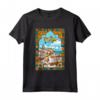 Orizzonte della Città di Lisbona Vintage Retro Design - Maglietta Souvenir Portogallo Ornamenti - Ideale per Regalo Compleanno o Natale