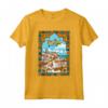 Orizzonte della Città di Lisbona Vintage Retro Design - Maglietta Souvenir Portogallo Ornamenti - Ideale per Regalo Compleanno o Natale