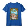 Orizzonte della Città di Lisbona Vintage Retro Design - Maglietta Souvenir Portogallo Ornamenti - Ideale per Regalo Compleanno o Natale