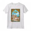 Orizzonte della Città di Lisbona Vintage Retro Design - Maglietta Souvenir Portogallo Ornamenti - Ideale per Regalo Compleanno o Natale
