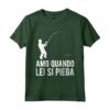 Fishing Pescatori Amo Quando si lei Piega Pesca Maglietta - Regalo Divertente per Pescatori Appassionati - Idea Regalo per Fratelli, Figli e Nonni