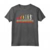 Evolution of Man Trombone Player - Vintage Retro Women Gift Maglietta - Ideale per gli Amanti del Trombone