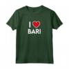 I LOVE BARI - Maglietta con Cuore della Città in Italia - Ideale come Souvenir o Regalo