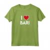 I LOVE BARI - Maglietta con Cuore della Città in Italia - Ideale come Souvenir o Regalo