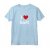 I LOVE BARI - Maglietta con Cuore della Città in Italia - Ideale come Souvenir o Regalo