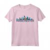 Manchester, Inghilterra, GB, UK - Skyline e Silhouette T-shirt - Perfetta per gli Amanti dell'Architettura Urbana