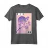 Retro Otaku - Fiori di ciliegio giapponesi Sakura Vaporwave Maglietta - Estetica Kawaii Anime Goth Pastello
