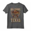 Cappello da Cowboy Texano Patriottico Bandiera del Texas - Maglietta Cowboy del Texas USA - Ideale per Orgogliosi Texani e Cowboys