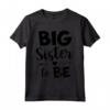 Big Sister To Be 2023 - Maglietta Annuncio di Gravidanza per Sorella Maggiore - Ideale per Baby Shower o Regalo