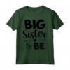 Big Sister To Be 2023 - Maglietta Annuncio di Gravidanza per Sorella Maggiore - Ideale per Baby Shower o Regalo