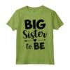 Big Sister To Be 2023 - Maglietta Annuncio di Gravidanza per Sorella Maggiore - Ideale per Baby Shower o Regalo