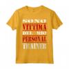 Divertenti Palestra Fitness - Vittima Del Mio Personal Trainer Maglietta - Regalo Compleanno Natale