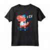 Hey Dude, Skating Tee shirts, Dinosaur Cool Graphic Designs Maglietta - Roar and Roll Funny Dino T-shirt for Kids and Adults
