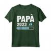 Futuro Papà 2023 Loading - Maglietta Divertente per Papà Padre - Ideale per Regalo di Annuncio di Gravidanza, Compleanno o Natale