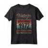 Novembre 1972 Vintage - Maglia 51 Compleanno Anni Uomo Donna - Regalo Compleanno 51 Anni Personalizzato