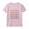 T-shirt Cuore Amore Shakira - Stile Vintage Nero - Regalo Personalizzato per Compleanni e Feste