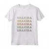 T-shirt Cuore Amore Shakira - Stile Vintage Nero - Regalo Personalizzato per Compleanni e Feste