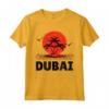 Dubai 80s Palm Sunset - Tropical Beach Summer Maglietta - Vintage Retro Design for Beach Lovers