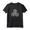 Design Celtico a Spirale - Distressed Maglietta Nodo Celtico - Ideale per Amanti della Mitologia Celtica o Irlandese