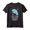 Solo una ragazza che ama i lamantini - Maglietta Carina Sea Cow Kawaii per Donne Amanti dei Lamantini - Regalo Divertente per Appassionati del Manatee