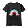 Big Sister promossa a Big Sister 2023 - Toddler Girls Rainbow Maglietta per Annuncio Gravidanza - Ideale per Sorprendere la Sorella Maggiore