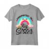 Big Sister promossa a Big Sister 2023 - Toddler Girls Rainbow Maglietta per Annuncio Gravidanza - Ideale per Sorprendere la Sorella Maggiore