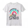 Big Sister promossa a Big Sister 2023 - Toddler Girls Rainbow Maglietta per Annuncio Gravidanza - Ideale per Sorprendere la Sorella Maggiore