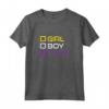 Funny Non-Binary Pride Quote - Not A Girl Not A Boy Tired Non-Binary Flag Maglietta - LGBTQ+ Pride Tee for Genderqueer