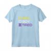 Funny Non-Binary Pride Quote - Not A Girl Not A Boy Tired Non-Binary Flag Maglietta - LGBTQ+ Pride Tee for Genderqueer