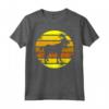 Retro Style T-Shirt Goat Silhouette Vintage Maglietta - Perfect Gift for Retro Enthusiasts and Fans of 70's 80's Fashion