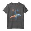 Manica Corta Grafica Design Slogan Doppia Maglia Dna Maglietta - Sii audace, sii unico - Ideale per gli amanti del design streetwear