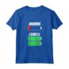 Divertente Carica Batteria Madre Mamma Gemelli Annuncio 2021 Maglietta - Regalo per Mamma di Gemelli - Ideale per Natale e Compleanno