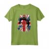 Elisabetta Regina d'Inghilterra - Maglietta Union Jack Pop Art Yas Queen - Memorabilia Reale Monarchia Britannica