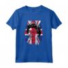 Elisabetta Regina d'Inghilterra - Maglietta Union Jack Pop Art Yas Queen - Memorabilia Reale Monarchia Britannica