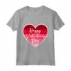 Happy Valentine's Day - Buon San Valentino Maglietta - Design Cuori per Coppie - Ideale per Festeggiare San Valentino