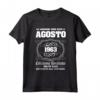 Leggende sono nate nel mese di Agosto 1963 - 60 Compleanno Anni Maglietta per Uomo - Ideale Outfit Vintage Compleanno