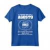 Leggende sono nate nel mese di Agosto 1963 - 60 Compleanno Anni Maglietta per Uomo - Ideale Outfit Vintage Compleanno
