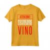 Attenzione! Potrebbe Contenere Vino - Maglietta Regalo Divertente per Amante del Vino - Ideale per Feste e Regali