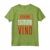 Attenzione! Potrebbe Contenere Vino - Maglietta Regalo Divertente per Amante del Vino - Ideale per Feste e Regali
