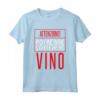 Attenzione! Potrebbe Contenere Vino - Maglietta Regalo Divertente per Amante del Vino - Ideale per Feste e Regali