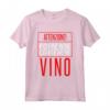 Attenzione! Potrebbe Contenere Vino - Maglietta Regalo Divertente per Amante del Vino - Ideale per Feste e Regali