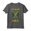 It's In My DNA Giamaica Roots Bandiera Abbigliamento Giamaicano Orgoglio Maglietta - Perfetta per il Mese della Storia Nera e Giugno