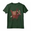 Lingua dei Segni Americana I Love You Design Ibex Christmas Maglietta - Regalo Unico per Bambini Sordi - Abbigliamento ASL per Natale