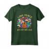 Love Peace and My Ukulele - Cool Retro Ukulele Maglietta - Ideale per Musicisti e Amanti dell'Ukulele - Regalo Unico per Suonatori di Ukulele